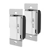 image:imageFeit Electric Paddle Dimmer Switch for Dimmable LED Light Bulbs Single Pole or 3Way Toggle Light Switch Overheat Protection Wall Plates amp Installation Hardware Included 2 PackPADDLE DIMMER