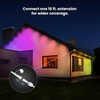image:imageFeit Electric Permanent Outdoor Lights Smart String Lights 100FT LED Lights 24GHz WiFiEnabled Under Eaves Light Works with Alexa and Google Asst App Control Weatherproof SL10060RGBTWAGRGB Red  Green  Blue