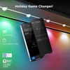 image:imageFeit Electric Permanent Outdoor Lights Smart String Lights 100FT LED Lights 24GHz WiFiEnabled Under Eaves Light Works with Alexa and Google Asst App Control Weatherproof SL10060RGBTWAGRGB  Tunable White