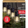 image:imageFeit Electric S14 LED Filament Light Bulbs High Output 2200K Warm White 70 Lumens String Light Replacement Bulbs 15000Hour Lifespan Clear Durable Housing S14822FILED4 4 PackWarm White