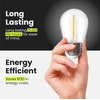 image:imageFeit Electric S14 LED Filament Light Bulbs High Output 2200K Warm White 70 Lumens String Light Replacement Bulbs 15000Hour Lifespan Clear Durable Housing S14822FILED4 4 PackWarm White