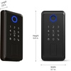 image:imageFeit Electric Smart Door Lock with Fingerprint App Control  Matte BlackMatte Black