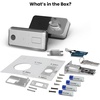 image:imageFeit Electric Smart Door Lock with Fingerprint App Control  Matte BlackSatin Nickel