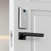 image:imageFeit Electric Smart Door Lock with Fingerprint App Control  Matte BlackSatin Nickel