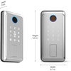 image:imageFeit Electric Smart Door Lock with Fingerprint App Control  Matte BlackSatin Nickel