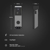 image:imageFeit Electric Smart Doorbell Camera 1080p DualLens CAM2DOORWIFIBAT