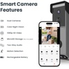 image:imageFeit Electric Smart Doorbell Camera 1080p DualLens CAM2DOORWIFIBAT