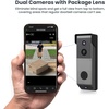 image:imageFeit Electric Smart Doorbell Camera 1080p DualLens CAM2DOORWIFIBAT