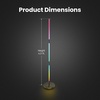 image:imageFeit Electric Smart Floor Lamp FLOOR52RGBAG  Music Sync WiFi  52 in
