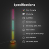 image:imageFeit Electric Smart Floor Lamp FLOOR52RGBAG  Music Sync WiFi  52 in