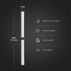 image:imageFeit Electric Smart LED Neon Flex Strip Lights 10FT Bendable RGBW Color Chasing Dimmable 24Ghz WiFi Enabled Compatible with Alexa and Google Home Asst Music Sync Remote App NF10CHASEWPAGNeon Flex Rope Light