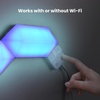 image:imageFeit Electric Smart LED Neon Flex Strip Lights 10FT Bendable RGBW Color Chasing Dimmable 24Ghz WiFi Enabled Compatible with Alexa and Google Home Asst Music Sync Remote App NF10CHASEWPAGHexagon Panels