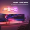 image:imageFeit Electric Smart LED Neon Flex Strip Lights 10FT Bendable RGBW Color Chasing Dimmable 24Ghz WiFi Enabled Compatible with Alexa and Google Home Asst Music Sync Remote App NF10CHASEWPAGHexagon Panels