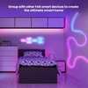image:imageFeit Electric Smart LED Neon Flex Strip Lights 10FT Bendable RGBW Color Chasing Dimmable 24Ghz WiFi Enabled Compatible with Alexa and Google Home Asst Music Sync Remote App NF10CHASEWPAGHexagon Panels