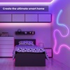 image:imageFeit Electric Smart LED Neon Flex Strip Lights 10FT Bendable RGBW Color Chasing Dimmable 24Ghz WiFi Enabled Compatible with Alexa and Google Home Asst Music Sync Remote App NF10CHASEWPAGNeon Flex Rope Light