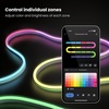 image:imageFeit Electric Smart LED Neon Flex Strip Lights 10FT Bendable RGBW Color Chasing Dimmable 24Ghz WiFi Enabled Compatible with Alexa and Google Home Asst Music Sync Remote App NF10CHASEWPAGNeon Flex Rope Light