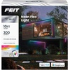 image:imageFeit Electric Smart LED Neon Flex Strip Lights 10FT Bendable RGBW Color Chasing Dimmable 24Ghz WiFi Enabled Compatible with Alexa and Google Home Asst Music Sync Remote App NF10CHASEWPAGNeon Flex  Tunable Indoor Outdoor Flex