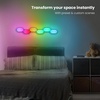image:imageFeit Electric Smart LED Neon Flex Strip Lights 10FT Bendable RGBW Color Chasing Dimmable 24Ghz WiFi Enabled Compatible with Alexa and Google Home Asst Music Sync Remote App NF10CHASEWPAGHexagon Panels