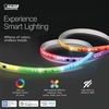 image:imageFeit Electric Smart LED Strip Light 100 Ft ColorChanging RGB  Tunable White 24GHz WiFi App amp Remote Control Alexa amp Google Home Compatible Flexible Light Strip TAPE100RGBWAG16FT