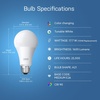 image:imageFeit Electric Smart Light Bulbs A19 RGBW Color Changing  60W Eq  3 PackRgbw  100w