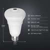 image:imageFeit Electric Smart Rotating Light Bulb with Wireless Camera Motion Sensor Night Vision and 2Way Speaker 40W Equivalent E26 Base 5000K Daylight 15000Hour Lifetime A450850CAMWIFILED