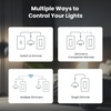 image:imageFeit Electric Smart WiFi Dimmer Switch with Remote SinglePole and 3Way Voice Control with Alexa amp Google Asst Wireless WallMount Remote App Control Neutral Wire RequiredWhite