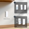 image:imageFeit Electric Smart WiFi Dimmer Switch with Remote SinglePole and 3Way Voice Control with Alexa amp Google Asst Wireless WallMount Remote App Control Neutral Wire RequiredWhite