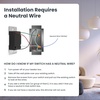 image:imageFeit Electric Smart WiFi Dimmer Switch with Remote SinglePole and 3Way Voice Control with Alexa amp Google Asst Wireless WallMount Remote App Control Neutral Wire RequiredWhite