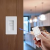 image:imageFeit Electric Smart WiFi Dimmer Switch with Remote SinglePole and 3Way Voice Control with Alexa amp Google Asst Wireless WallMount Remote App Control Neutral Wire RequiredWhite