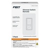 image:imageFeit Electric Smart WiFi Dimmer Switch with Remote SinglePole and 3Way Voice Control with Alexa amp Google Asst Wireless WallMount Remote App Control Neutral Wire RequiredWhite