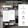 image:imageFeit Electric Smart WiFi Dimmer Switch with Remote SinglePole and 3Way Voice Control with Alexa amp Google Asst Wireless WallMount Remote App Control Neutral Wire RequiredWhite