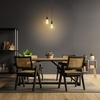 image:imageFeit Electric Vintage Exposed Straight Filament Amber Clear Glass LED ST19 60W Equivalent 400 Lumen Dimmable 2100K Warm White E26 Base 15000Hour Lifetime ST19VGLED24 8 PackAmber
