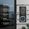 image:imageFeit Electric Wired Doorbell Camera 2K HD Night Vision CAMDoorWiFiG2SMART DOORBELL CAMERA