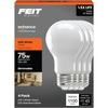 image:imageFeit Electric A19 Enhance LED Light Bulb 75W Eq Soft White 4 Pack2700k Soft White