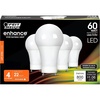 image:imageFeit Electric A19 LED Light Bulbs 60W Eq Cool White 4Pack2700k Soft White