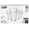 image:imageFeit Electric A19 LED Light Bulbs 60W Eq Cool White 4Pack6500k Daylight Deluxe