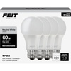 image:imageFeit Electric A19 LED Light Bulbs 60W Equivalent Non Dimmable 800 Lumens E26 Standard Base 5000k Daylight 80 CRI 10 Year Lifetime Energy Efficient 24 Pack A80085010KLEDMP243500k Neutral White