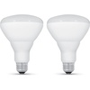 image:imageFeit Electric BR30 LED Light Bulbs 85W Eq Soft White 2 Pack5000k Daylight