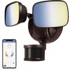 image:imageFeit Electric Dual Head Smart Outdoor Flood Lights Bronze FinishBlack