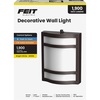 image:imageFeit Electric Dusk to Dawn Outdoor Wall Sconce 12W Half Moon Wall Mount Light Fixture Integrated LEDs UV Protected Weatherproof 250 Lumens 5000k Daylight Hardwired Bronze S8PHMWM850DDBZHD4000k Bright White