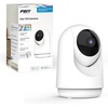 image:imageFeit Electric Indoor Security Camera with Motion Detection 30ft Night Vision Pan and Tilt Head 24GHz WiFi 2Way Audio 1080p HD Works with Alexa amp Google Asst Plugin White CAMPANWiFiG2New Gen Baby Cam