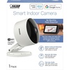 image:imageFeit Electric Indoor Security Camera with Motion Detection 30ft Night Vision Pan and Tilt Head 24GHz WiFi 2Way Audio 1080p HD Works with Alexa amp Google Asst Plugin White CAMPANWiFiG2Old Gen Security Cam