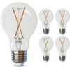 image:imageFeit Electric LED Clear A19 Medium Base Light Bulb  40W Equivalent  15 Year Life  450 Lumen  2700K Soft White  Dimmable  4Pack