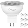 image:imageFeit Electric LED MR16 Halogen Bulb 20W Equivalent GU53 BiPin Base NonDimmable 250 Lumens 3000K Warm White Track Light Bulbs for Landscaping 22Year Lifetime BPLVBAB830CA6 6 Pack3000k Warm White