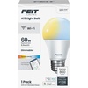 image:imageFeit Electric OM60927CAAG3 60 Watt Equivalent WiFi Dimmable No Hub Required Alexa or Google Assistant A19 LED Smart Light Bulb 42 H x 24 D 2700K Soft White 3 CountTunable White