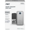 image:imageFeit Electric Smart Door Lock with Fingerprint App Control  Matte BlackSatin Nickel