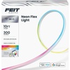 image:imageFeit Electric Smart LED Neon Flex Strip Lights 10FT Bendable RGBW Color Chasing Dimmable 24Ghz WiFi Enabled Compatible with Alexa and Google Home Asst Music Sync Remote App NF10CHASEWPAGNeon Flex  Tunable Indoor Outdoor Flex