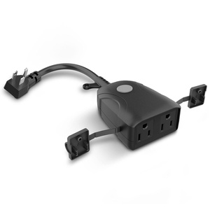 image:imageFeit Electric 120V 15A Smart Wifi Enabled Dual Outlet Wall PlugBLACK