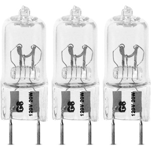 image:imageFeit Electric 20Watt Xenon Halogen Light Bulb Dimmable 3000K Bright White G8 BiPin Base 170 Lumens 90 CRI Cool amp LongLasting for Under Cabinet Accent Display amp Task Lighting 3Pack3 Count Pack of 1