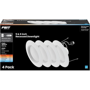 image:imageFeit Electric 56in LED Recessed Downlight Retrofit Kit 75W Eq4 Count Pack of 1